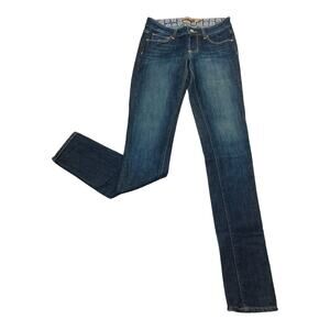 Paige Jeans Skyline Skinny Dark Wash Size 24